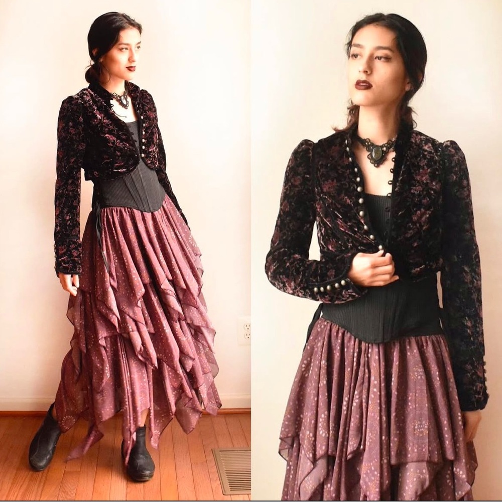Free People Victorian Crop Jacket Size 2